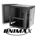 UNIMAX GABINETE PARED 24X18X20   9U