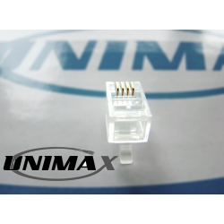 UNIMAX CONECTORES RJ12  AURICULAR