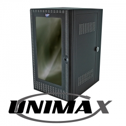 UNIMAX GABINETE PARED 24X18X30   15U