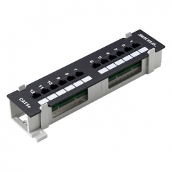 Patch Panel de Pared Cat5e 12 puertos